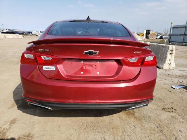 1G1ZG5ST9KF193541 - 2019 CHEVROLET MALIBU RS BURGUNDY photo 6