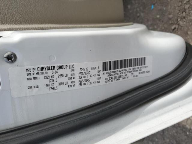 2C4RC1BG3ER398123 - 2014 CHRYSLER TOWN & COU TOURING WHITE photo 13