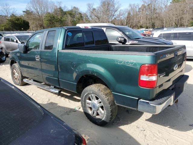 1FTPX14V98FA01730 - 2008 FORD F150 GREEN photo 2