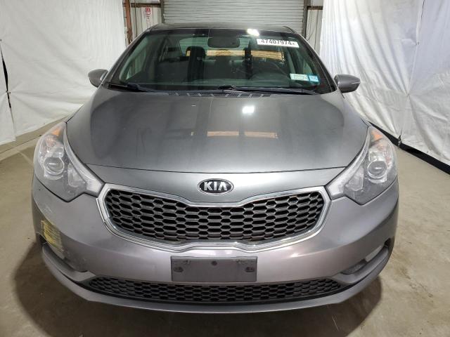 KNAFZ4A80E5195522 - 2014 KIA FORTE EX SILVER photo 5