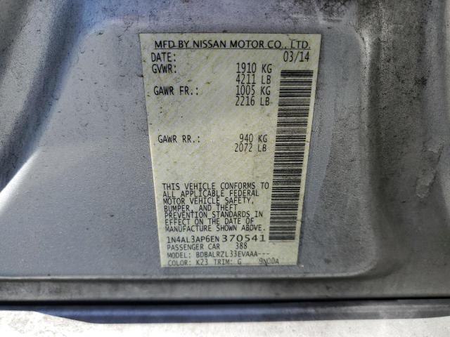 1N4AL3AP6EN370541 - 2014 NISSAN ALTIMA 2.5 SILVER photo 12