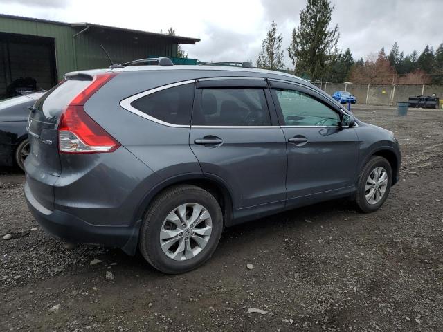 2HKRM4H71DH624726 - 2013 HONDA CR-V EXL GRAY photo 3