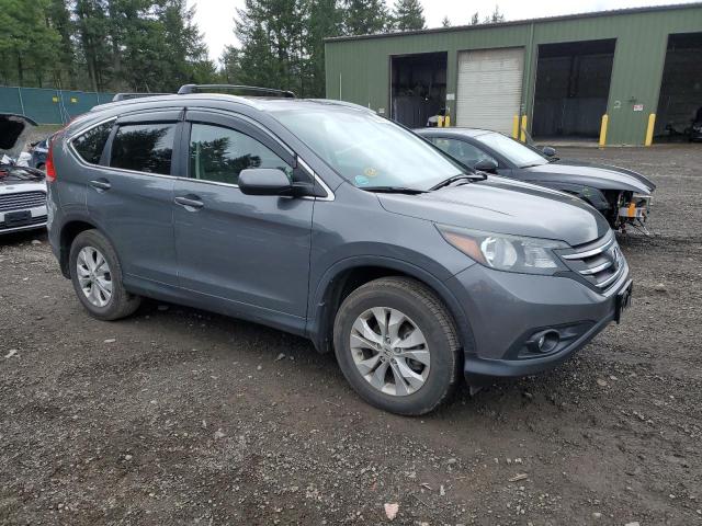 2HKRM4H71DH624726 - 2013 HONDA CR-V EXL GRAY photo 4