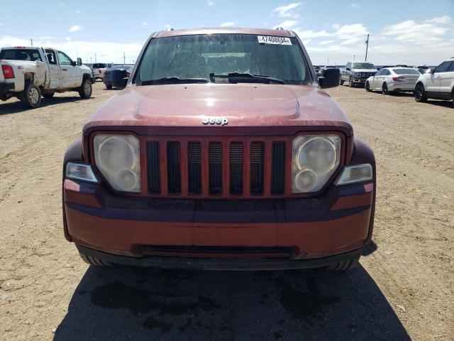 1J8GN28K58W253219 - 2008 JEEP LIBERTY SPORT BURGUNDY photo 5