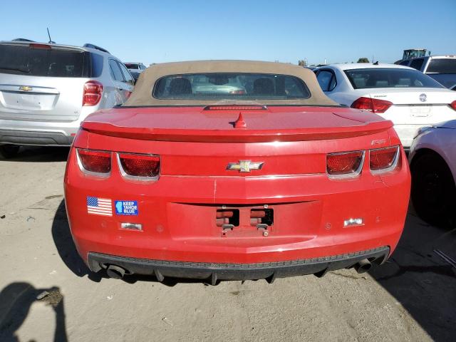 2G1FC3DD2B9210164 - 2011 CHEVROLET CAMARO LT RED photo 6