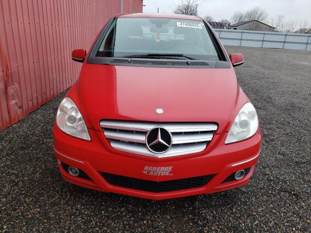 WDDFH3DBXBJ641515 - 2011 MERCEDES-BENZ B200 RED photo 5