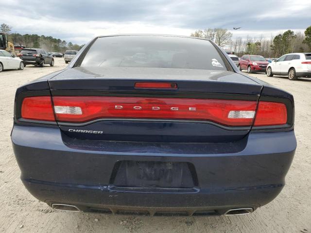 2C3CDXBG0EH314145 - 2014 DODGE CHARGER SE BLUE photo 6