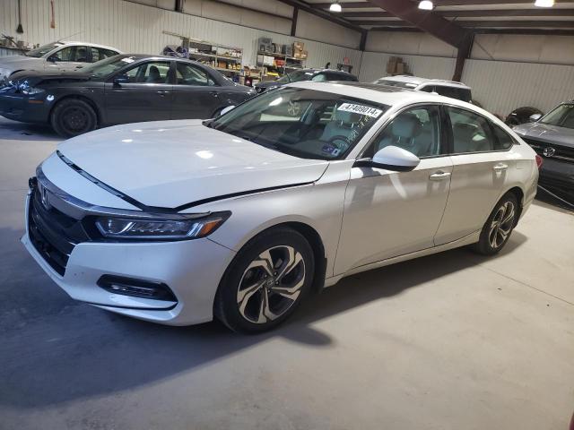 1HGCV1F41JA032449 - 2018 HONDA ACCORD EX WHITE photo 1