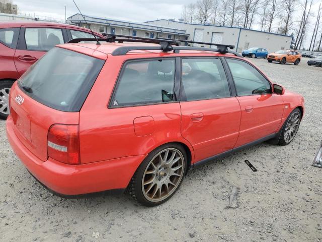 WAUKC68D4YA119456 - 2000 AUDI A4 1.8T AVANT QUATTRO RED photo 3