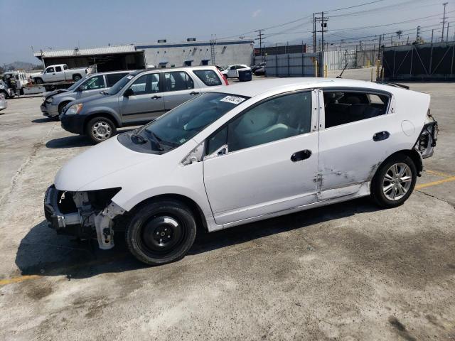 JHMZE2H70AS021683 - 2010 HONDA INSIGHT EX WHITE photo 1