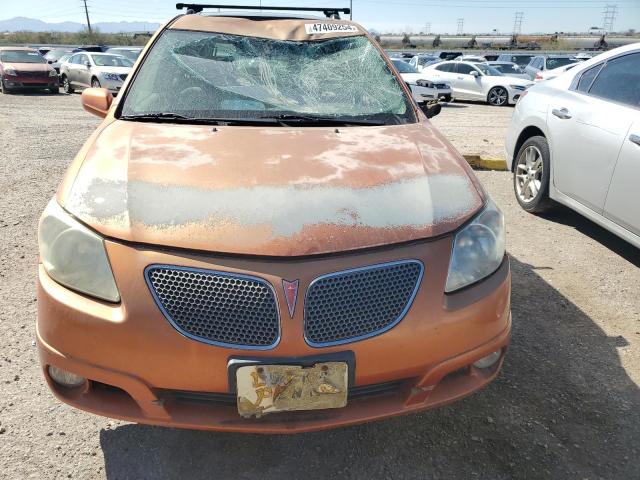 5Y2SL63875Z429823 - 2005 PONTIAC VIBE ORANGE photo 5