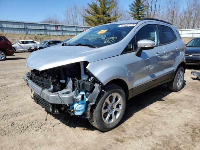 MAJ6S3GL3LC392972 - 2020 FORD ECOSPORT SE SILVER photo 1