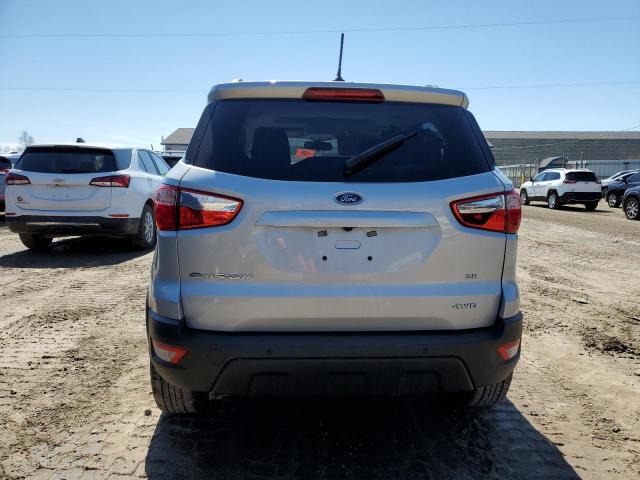 MAJ6S3GL3LC392972 - 2020 FORD ECOSPORT SE SILVER photo 6
