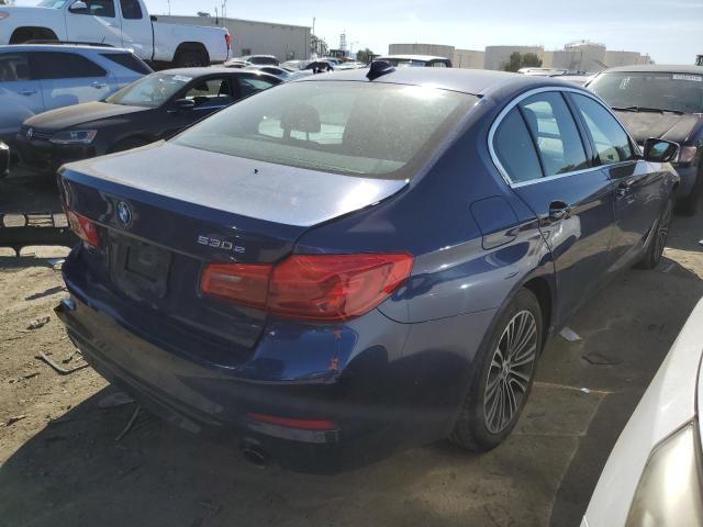 WBAJA9C05LCE15853 - 2020 BMW 530E BLUE photo 3