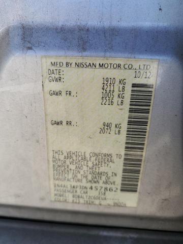 1N4AL3AP3DN457862 - 2013 NISSAN ALTIMA 2.5 SILVER photo 12