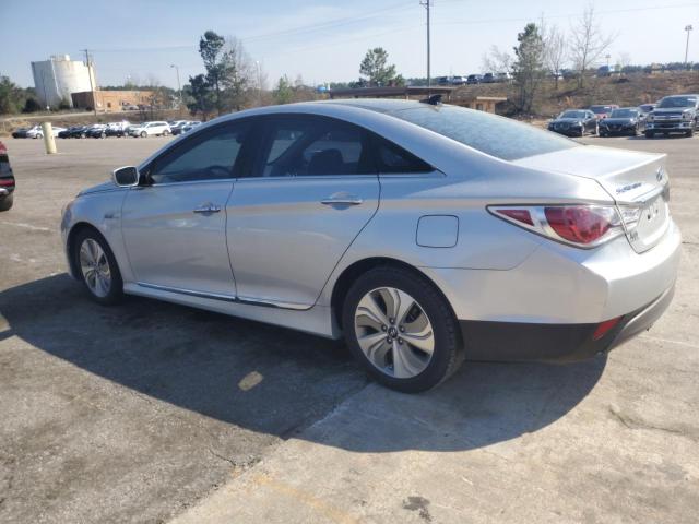 KMHEC4A46EA102583 - 2014 HYUNDAI SONATA HYBRID SILVER photo 2