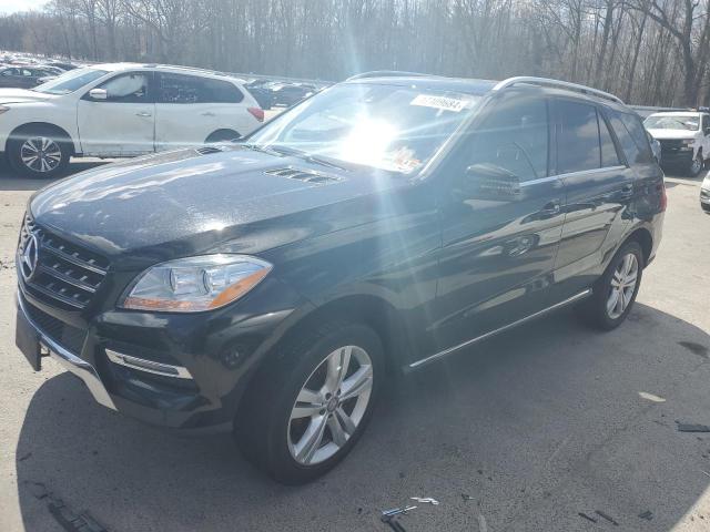4JGDA5HB1FA571321 - 2015 MERCEDES-BENZ ML 350 4MATIC BLACK photo 1