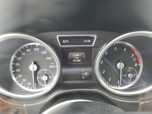 4JGDA5HB1FA571321 - 2015 MERCEDES-BENZ ML 350 4MATIC BLACK photo 9