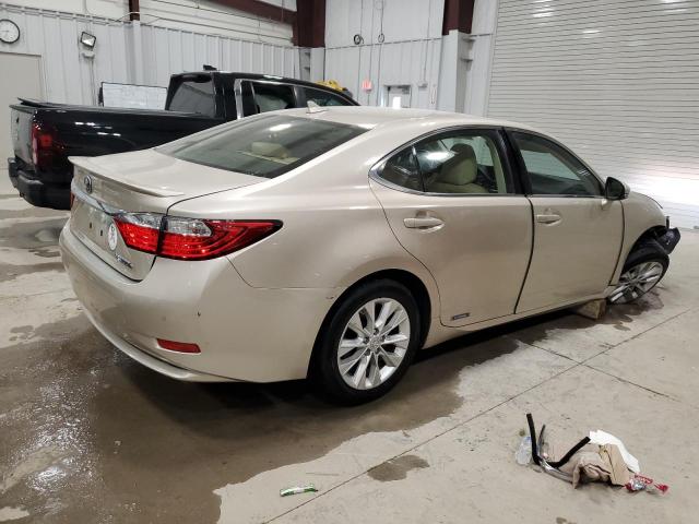 JTHBW1GG5E2047003 - 2014 LEXUS ES 300H TAN photo 3