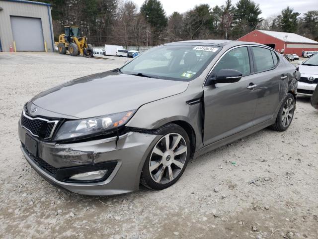 5XXGR4A61CG081382 - 2012 KIA OPTIMA LX SX GRAY photo 1