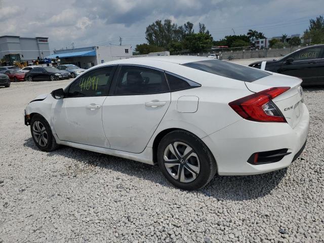 2HGFC2F57JH587084 - 2018 HONDA CIVIC LX WHITE photo 2