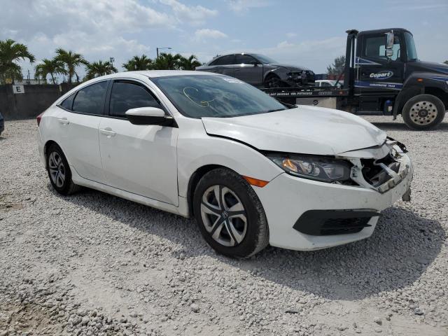 2HGFC2F57JH587084 - 2018 HONDA CIVIC LX WHITE photo 4