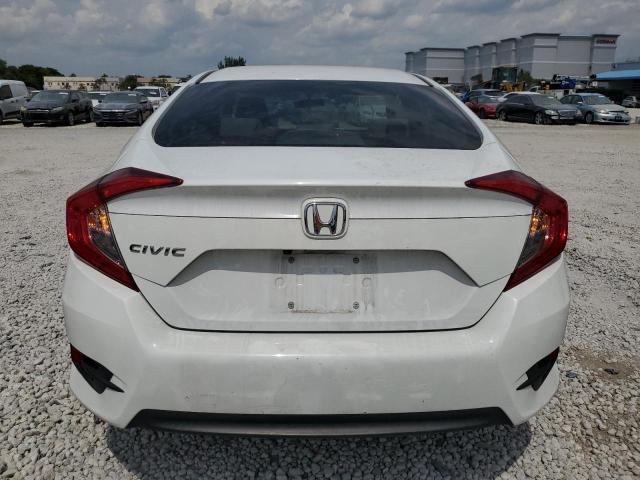 2HGFC2F57JH587084 - 2018 HONDA CIVIC LX WHITE photo 6