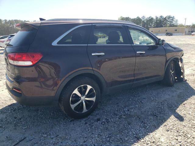 5XYPH4A12GG032815 - 2016 KIA SORENTO EX BURGUNDY photo 3