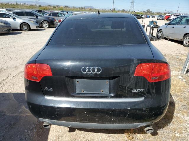 WAUAF78E27A220981 - 2007 AUDI A4 2 BLACK photo 6