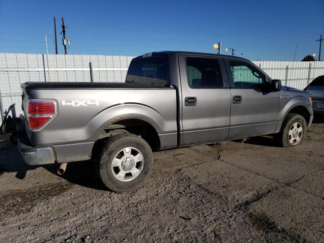 1FTFW1EF7DFC67554 - 2013 FORD F150 SUPERCREW GRAY photo 3