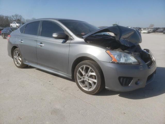 3N1AB7AP2FY316858 - 2015 NISSAN SENTRA S GRAY photo 4