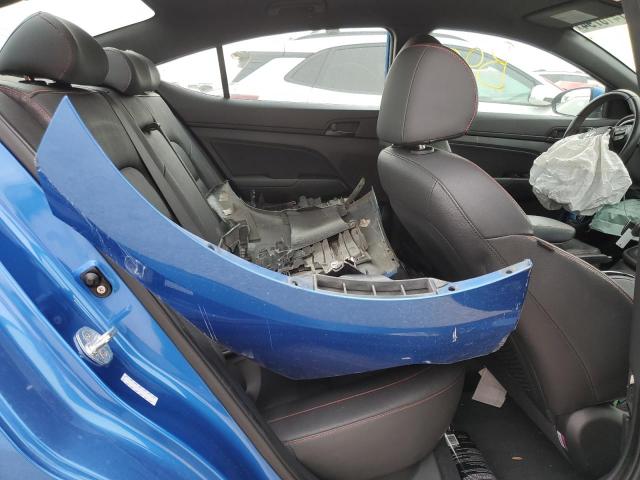 KMHD04LB2HU364541 - 2017 HYUNDAI ELANTRA SPORT BLUE photo 10