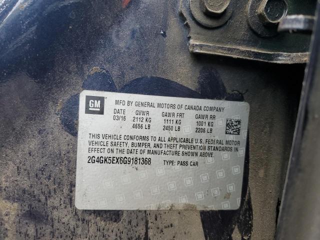 2G4GK5EX6G9181368 - 2016 BUICK REGAL 蓝色 照片 12