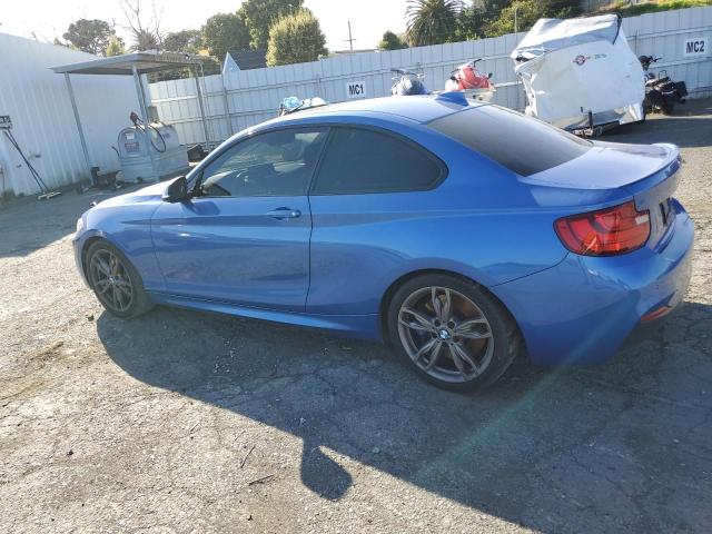 WBA1J7C57GV360264 - 2016 BMW M235I BLUE photo 2