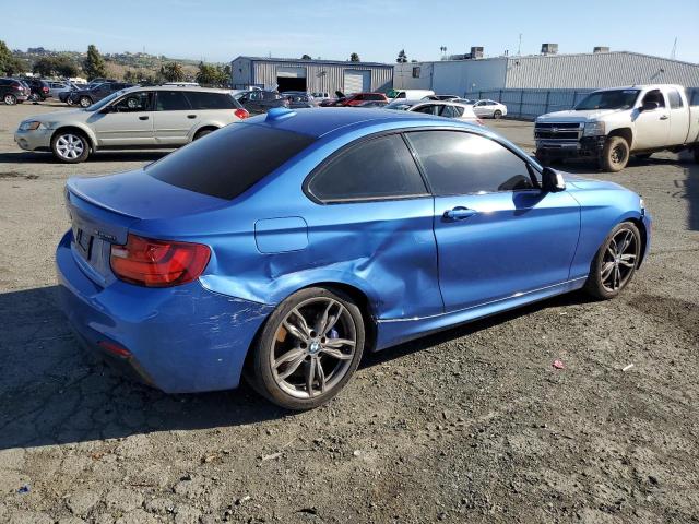 WBA1J7C57GV360264 - 2016 BMW M235I BLUE photo 3