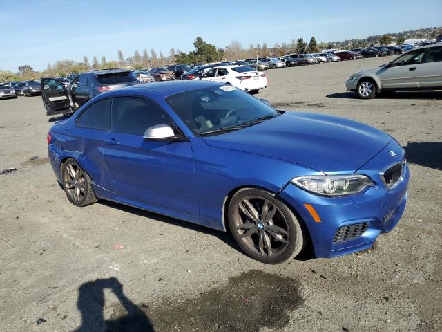 WBA1J7C57GV360264 - 2016 BMW M235I BLUE photo 4