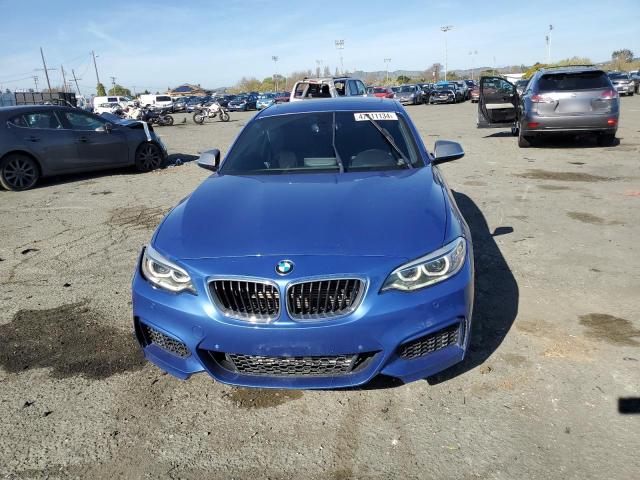 WBA1J7C57GV360264 - 2016 BMW M235I BLUE photo 5