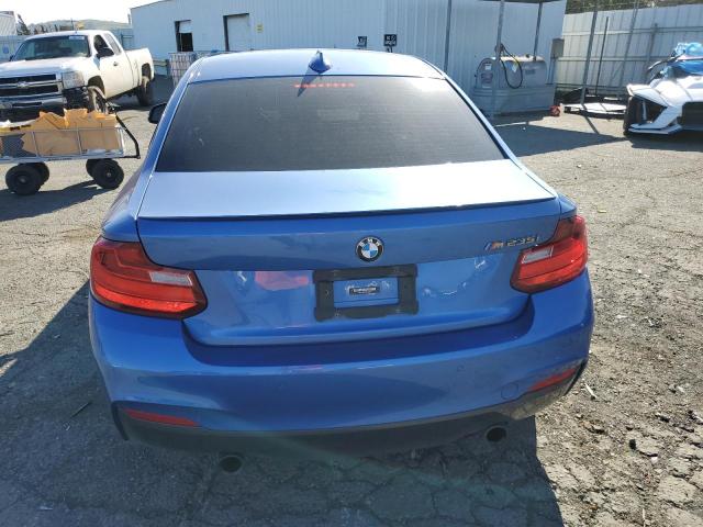 WBA1J7C57GV360264 - 2016 BMW M235I BLUE photo 6