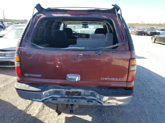 1GNEK13T7YJ182269 - 2000 CHEVROLET TAHOE K1500 MAROON photo 6