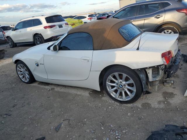 4USBU53587LX03673 - 2007 BMW Z4 3.0SI WHITE photo 2