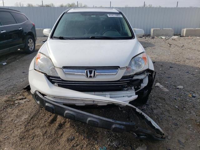 JHLRE38737C061933 - 2007 HONDA CR-V EXL WHITE photo 5