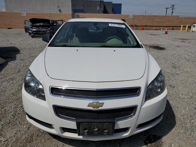 1G1ZB5EB1AF107364 - 2010 CHEVROLET MALIBU LS WHITE photo 5