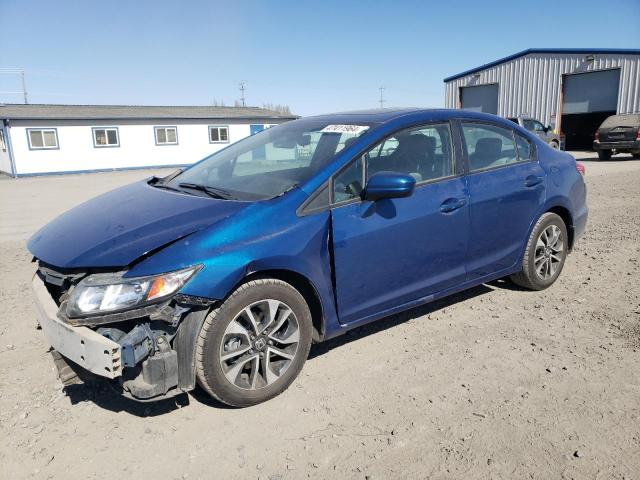 19XFB2F82FE263717 - 2015 HONDA CIVIC EX BLUE photo 1