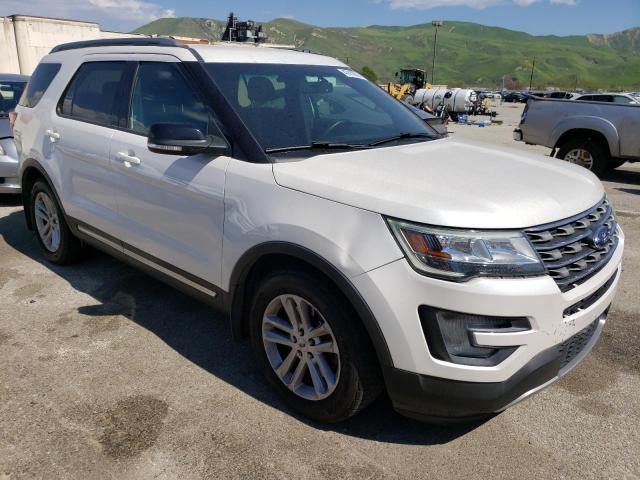 1FM5K7D86HGA12497 - 2017 FORD EXPLORER XLT WHITE photo 4