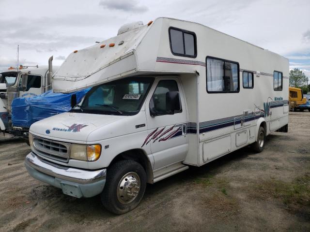 1FDLE40S4VHB26700 - 1997 WINNEBAGO MINNIEWINN E450 SUPER DUTY CUTAWAY VAN RV WHITE photo 2