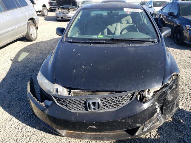 2HGFG12619H518271 - 2009 HONDA CIVIC LX BLACK photo 5