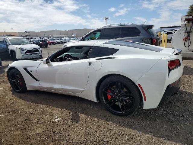 1G1YB2D73K5116131 - 2019 CHEVROLET CORVETTE STINGRAY 1LT WHITE photo 2