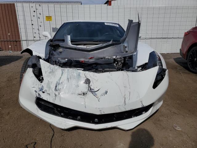 1G1YB2D73K5116131 - 2019 CHEVROLET CORVETTE STINGRAY 1LT WHITE photo 5