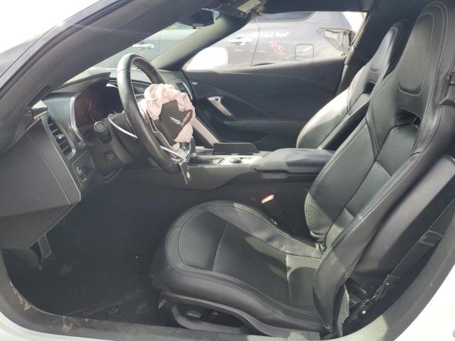 1G1YB2D73K5116131 - 2019 CHEVROLET CORVETTE STINGRAY 1LT WHITE photo 7