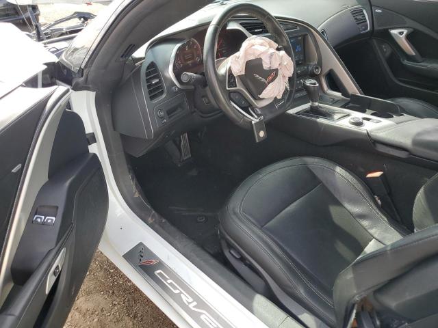 1G1YB2D73K5116131 - 2019 CHEVROLET CORVETTE STINGRAY 1LT WHITE photo 8